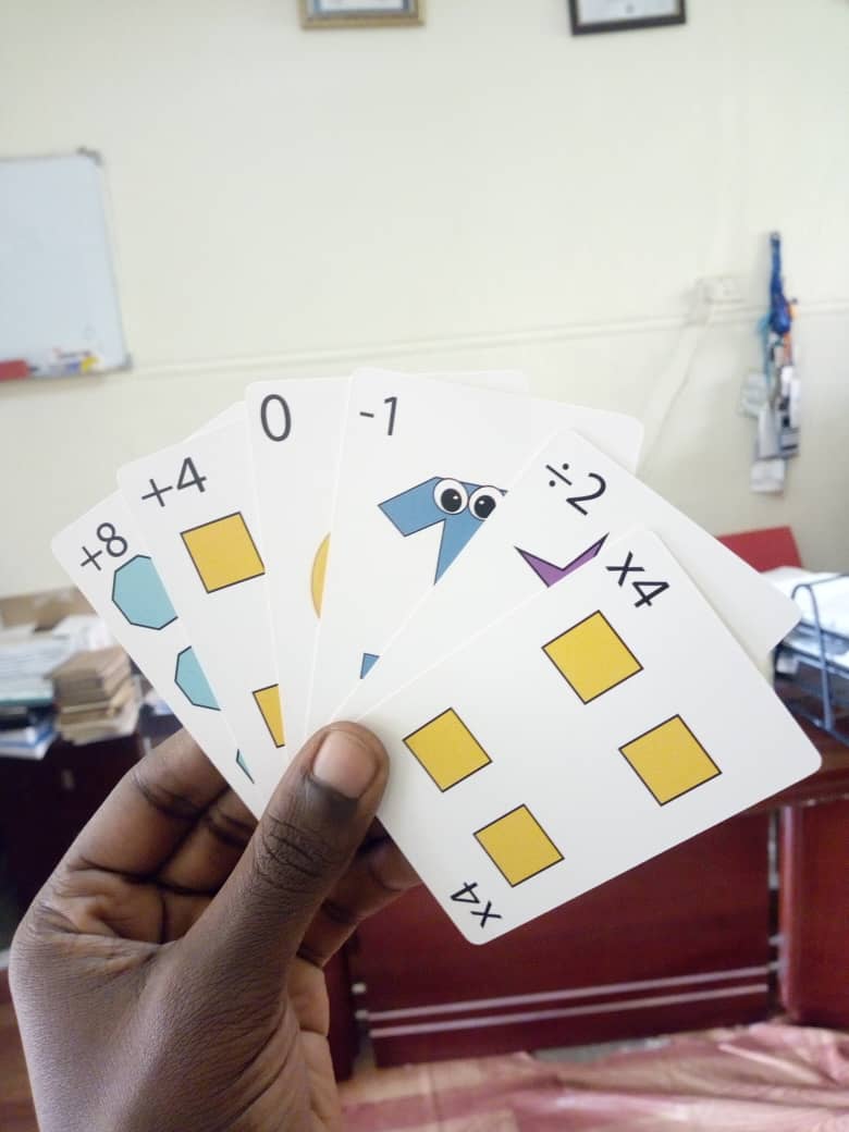 A hand of Matica cards
