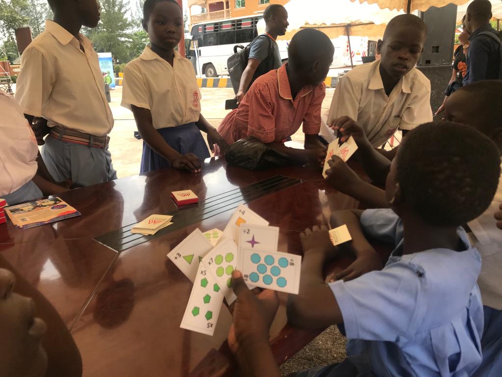 School children playing Matica